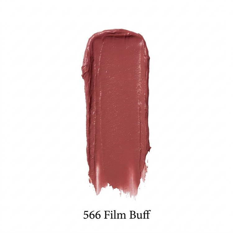 566 Film Buff JoJo Beauty lipstick smear swatch